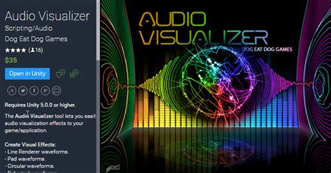 Audio Visualizer Audio Unity Asset Store