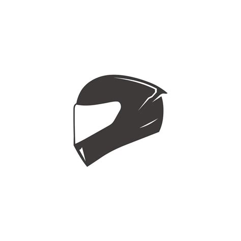 Motorcycle Sport Racing Helmets Icon Logo Vector Silhouette Symbols