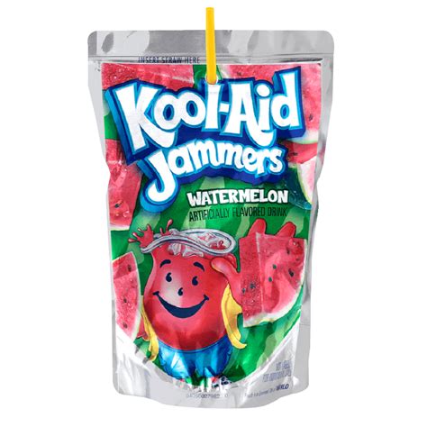 Kool Aid Jammers Watermelon Drink 6fl Oz 177ml Sweets From Heaven