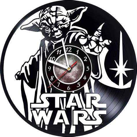 Wall Clock Compatible With Star Wars Yoda Series Handmade