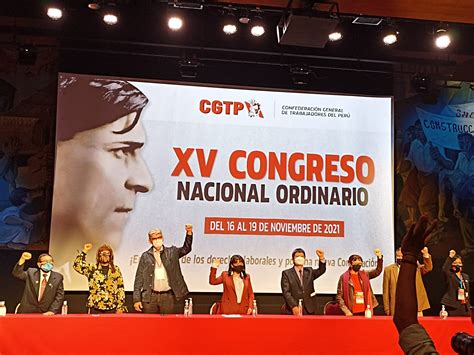 Gerónimo López La Cgtp Llega A Este Congreso Nacional Con Las Banderas