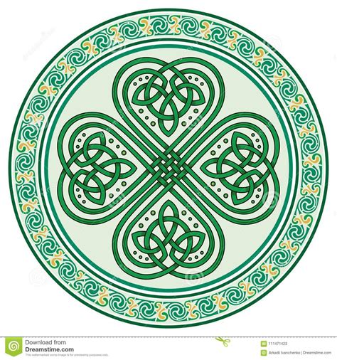 Celtic Clover Svg