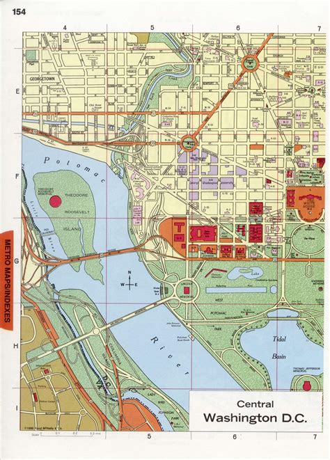 Washington Dc City Map