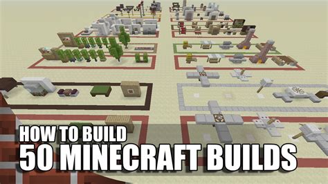 Print this page more guides. 50 Building/Decorations In Minecraft! - YouTube