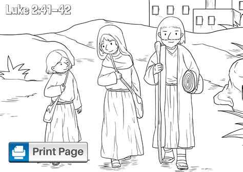 Boy Jesus In The Temple Coloring Pages For Kids Connectus