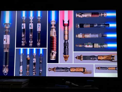 Some Of The Lightsaber In Jedi Fallen Order Lightsabers