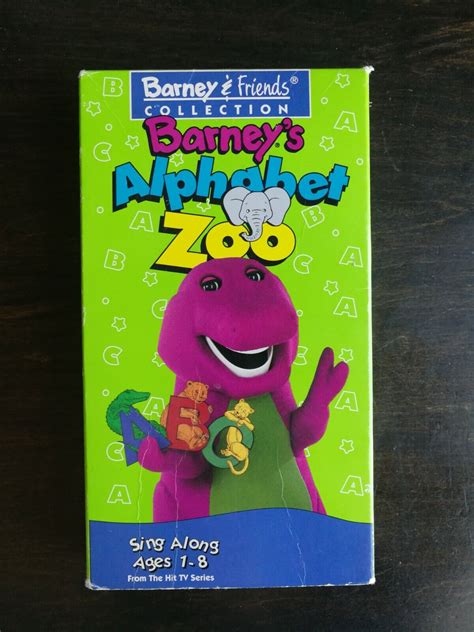 1990s Barneys Alphabet Zoo And Barney In Concert Vhs Lot Sing Along