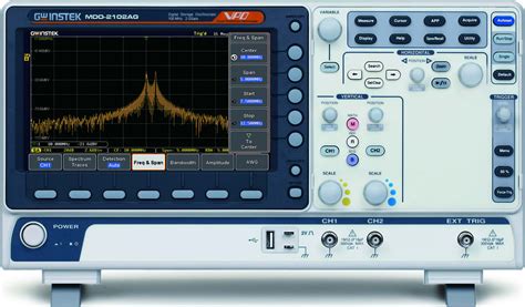 Instek MDO-2202A - 200 MHz/ 2 Ch Oscilloscope with Spectrum Analyzer ...