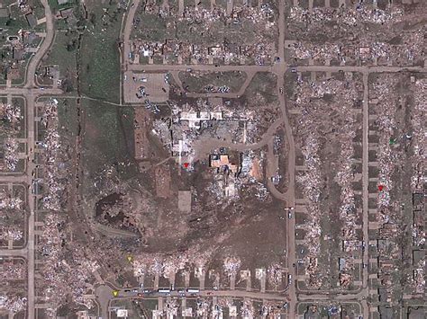 New Satellite Images Show Oklahoma Tornados Trail Of Destruction