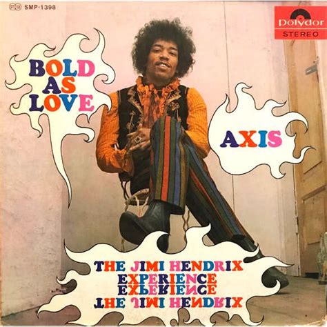 Axis Bold As Love Japan 1969 Original 2nd Issue 12 Trk Lp On Red Polydor Lbl Absolutely Unique