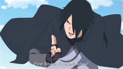 Sasuke Fireball Jutsu Youtube
