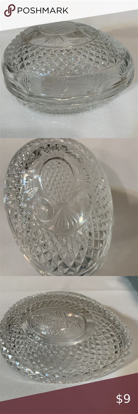 Vintage Avon Fostoria Mothers Day Crystal Egg Shaped Dish 1977 In 2023 Crystal Egg Crystals