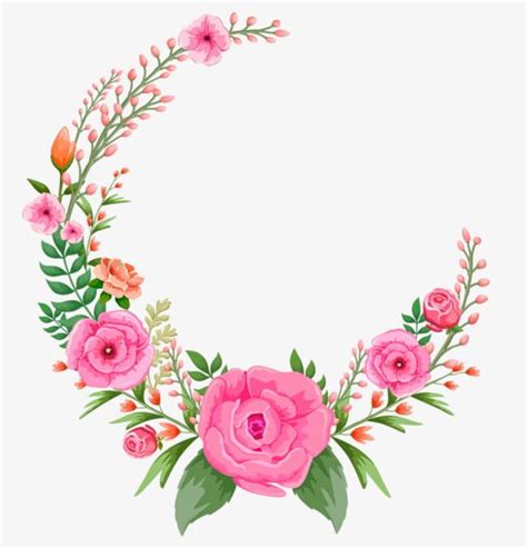 Pink Flowers Frame Png Clipart Flowers Flowers Clipart Frame Frame