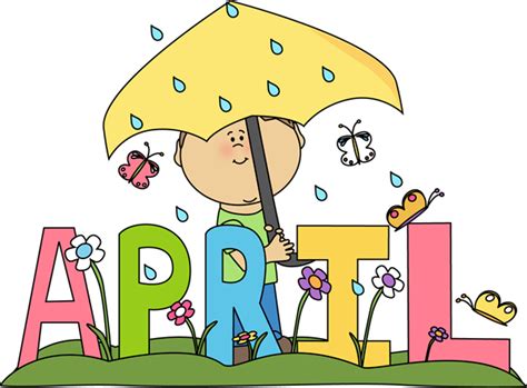April Showers Clipart Free Download And Print