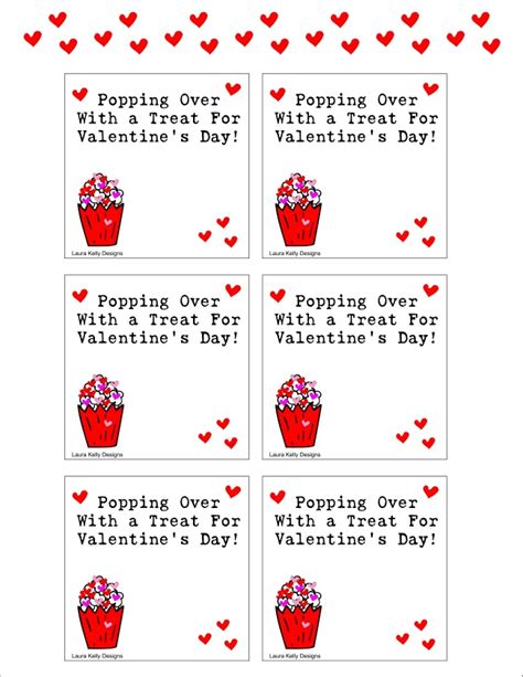 Popcorn Valentine Printable Printable Word Searches