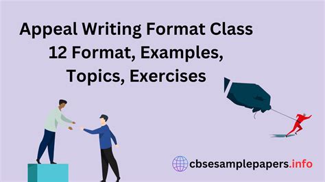 Appeal Writing Format Class 12 Format Examples Topics Exercises