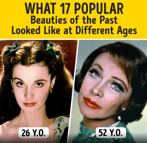 What 30 Celebrities Of The Past Looked Like At Different Ages What