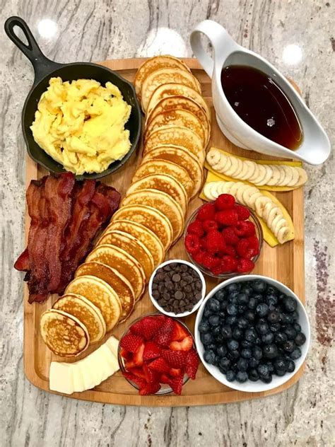 Pancake Board By The Bakermama Breakfast Brunch Healthy Breakfast