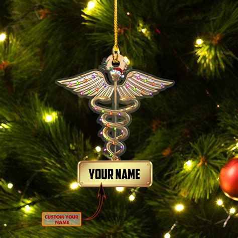 Rd Hkm Mitru Shaped Ornament Nurse Logo Trends Personalized