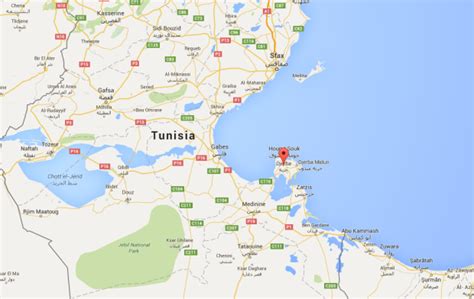 Tunisia Map Djerba
