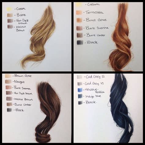 How To Color Realistic Hair Element