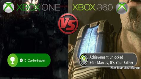 Xbox One Achievement Vs Xbox 360 Notification Differences And Changes