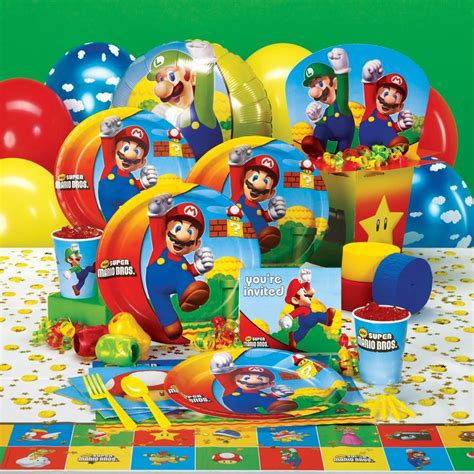 Super Mario Bros Party Supplies Party Ideas Pinterest