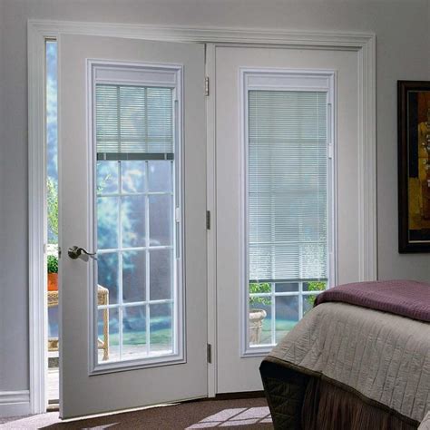 French Doors With Blinds Between The Glass Efficiency And Practicality