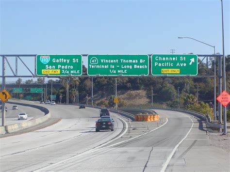 Interstate 110 Southbound Harbor Freeway South Gaffey Stre Flickr