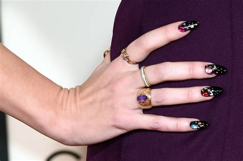 Celebrity Nails From Award Show Red Carpets 2015 Popsugar Beauty