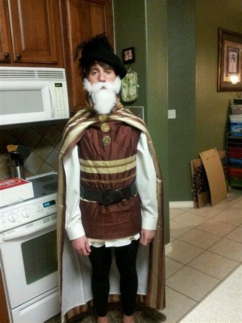 Dills Spanish Explorer Cortez Costume Made From A Curtin Pillowcase