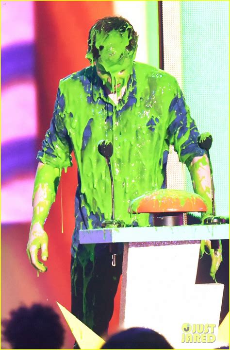 Nick Jonas Gets Slimed And Attempts To Hug Girlfriend Olivia Culpo At