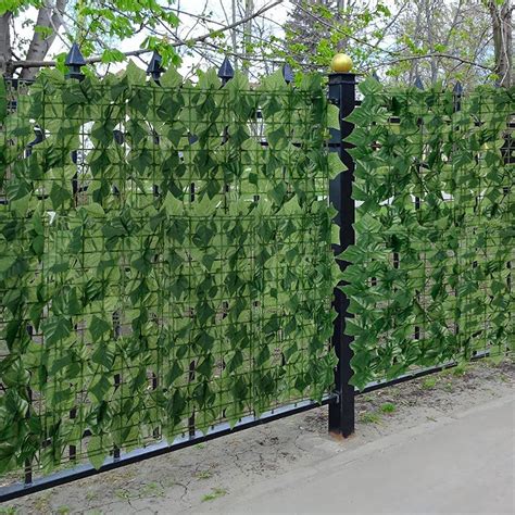 Buy Artificial Ivy Fence Screening 3m X 05m Artificial Leaf Fence