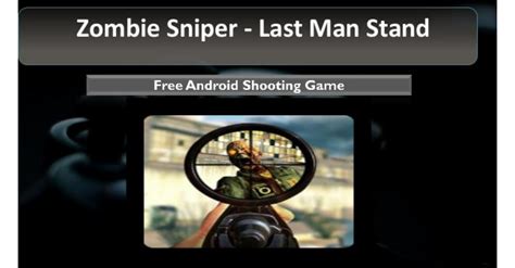 Zombie Sniper Last Man Stand 1