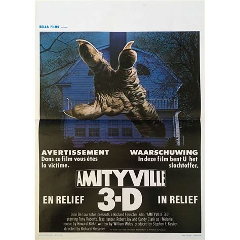 Amityville 3 D Movie Poster 14x21 In