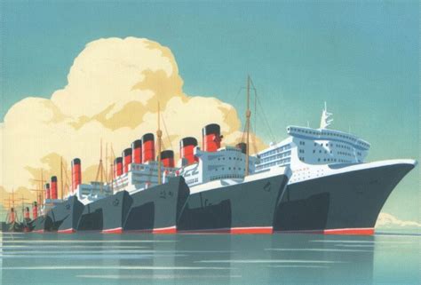 Cunard Liners Ship Paintings Titanic Ship Cunard