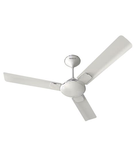 Havells leganza 1200mm ceiling fan. Havells 1200 mm Enticer Ceiling Fan Pearl White Chrome ...