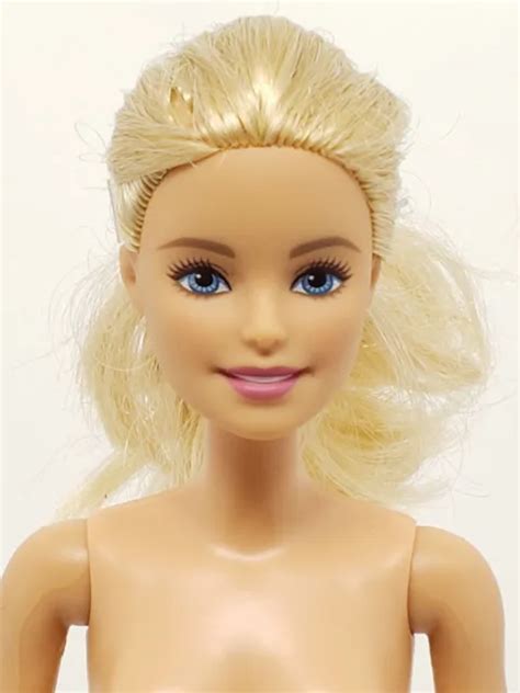 Barbie Nude Doll Blonde Hair Blue Eyes Body Stamp 2015 Head Stamp 2013 A 12 2 00 Picclick