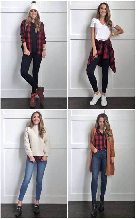 how to style it plaid shirt outfits merrick s art