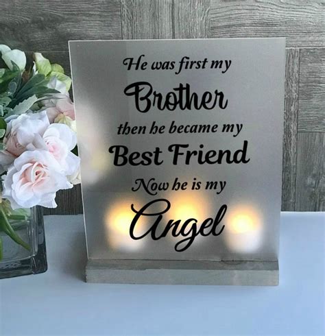 Sympathy Brother Loss Of Brother Loss Of Sibling Brother Etsy