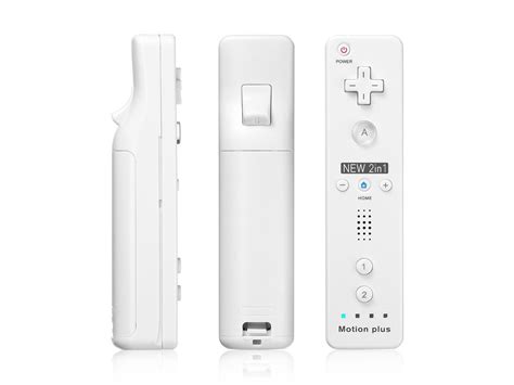 Firstpower Remote Controller For Nintendo 2 In 1 Built In Motion Wii Game Accessories White
