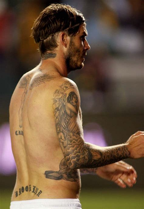 David Beckham Shows Off Latest Head Tattoo Soccerbible