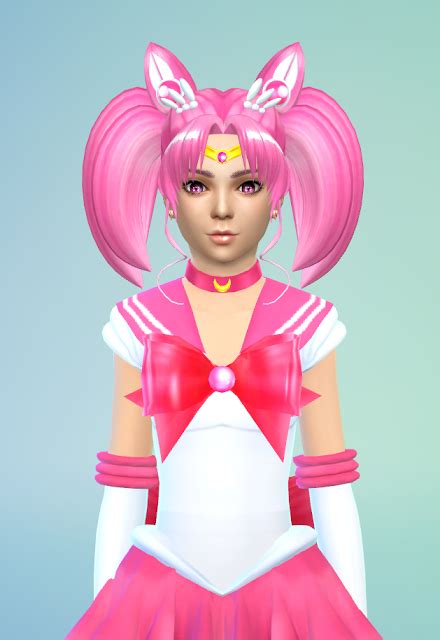 Sims 4 Sailor Chibi Moon Child Version Sims 4 Anime Downloads