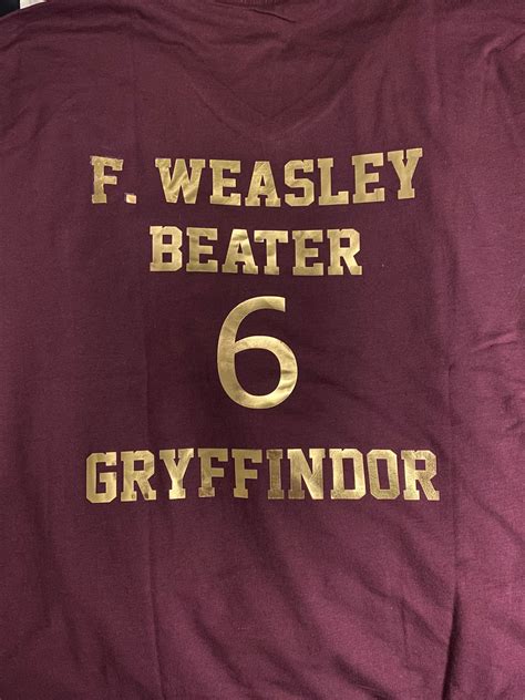 Hogwarts Quidditch Jerseys Etsy