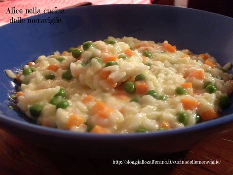 Risotto con piselli, carote e Philadelphia, ricetta primo ...