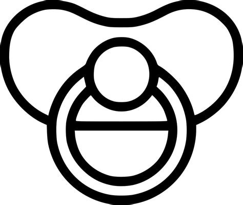Please remember to share it with your friends if you like. Pacifier Svg Png Icon Free Download (#441509 ...