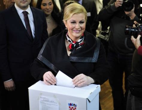 Grabar Kitarovic Becomes Croatia S First Female President Daily Sabah