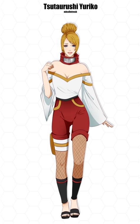 Cw Tsutaurushi Yuriko By Misslletrush On Deviantart Naruto Games