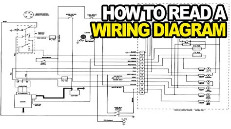 How To Read An Electrical Wiring Diagram Youtube