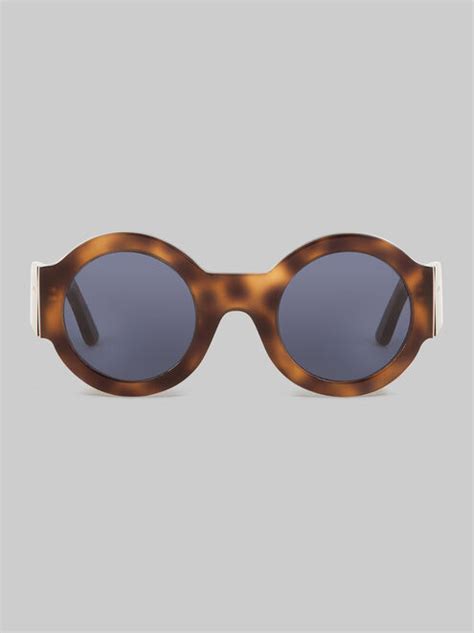 Etro Tortoiseshell Round Frame Sunglasses 32500 Round Frame